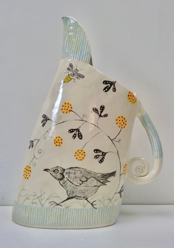 Laurance Simon, Running Bird and Bee Jug