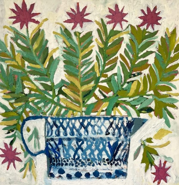 Cornelia O'Donovan, Painted Blue Jug