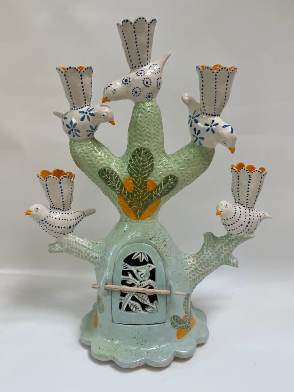 Laurance Simon, Keep Your Secrets Five Bird Candelabra