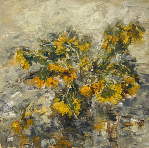 Judy Buxton, Sunflowers, Morning Yellow/Gold