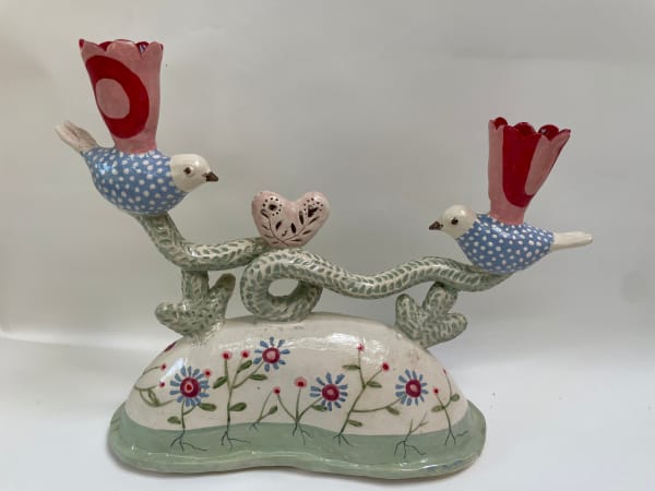 Laurance Simon, The Beating Heart Between Us Candelabra