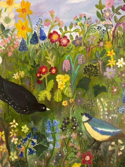 Amelia Tuttiett, Bob the Blue Tit Amongst the Blue Bells