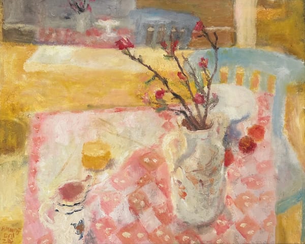 Alice Mumford, The Pink & White Patchwork Cloth