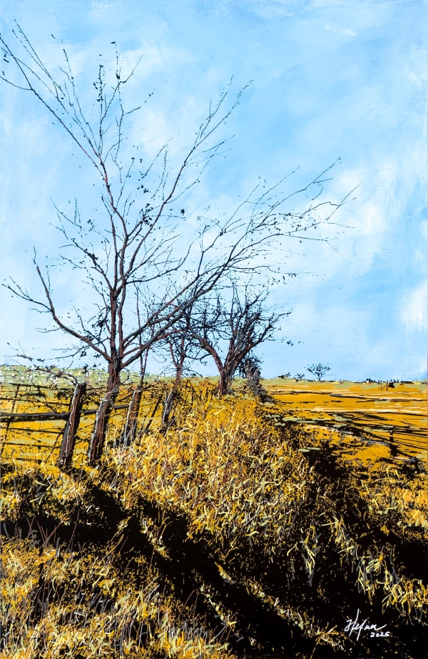 Larry Hefner, Golden Grass and Silent Branches