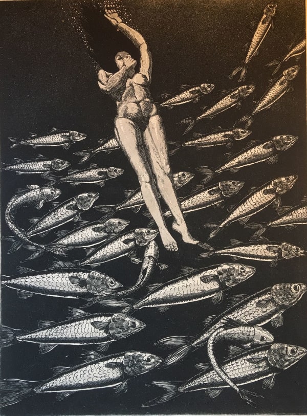 D. J. Lafon, FISH & FIGURE III, 1984