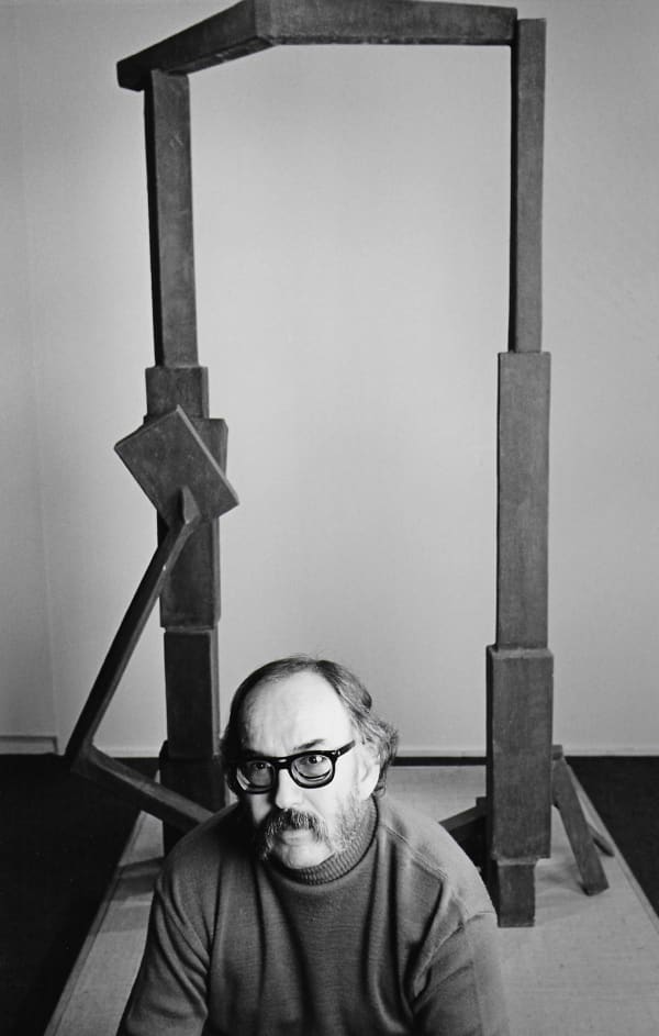 Metaphysical Writing Machine and Artist, 1980