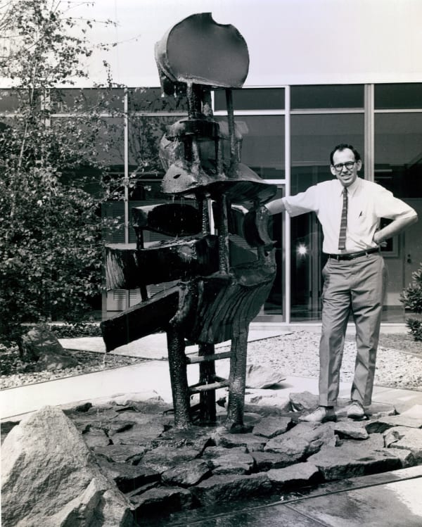 Fountain and Artist, 1967