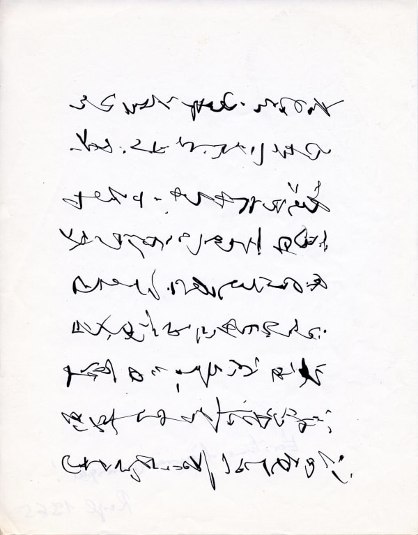 Judit Reigl, Ecriture d'après musique, 1965-1966