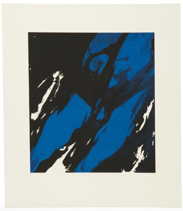 Judit Reigl, Homme bleu, 1972