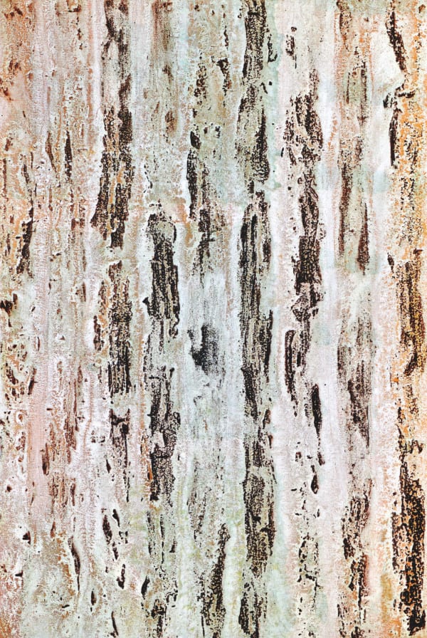 Judit Reigl, Volutes, torsades, colonnes, métal, 1984