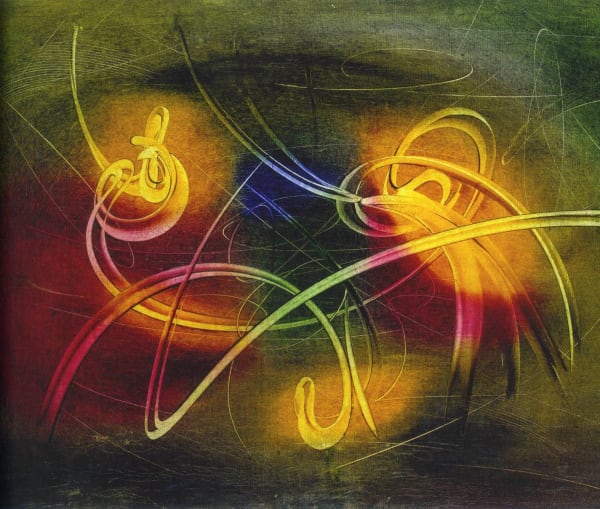 Judit Reigl, Ecriture automatique totale - Eclair, 1953 - 1954