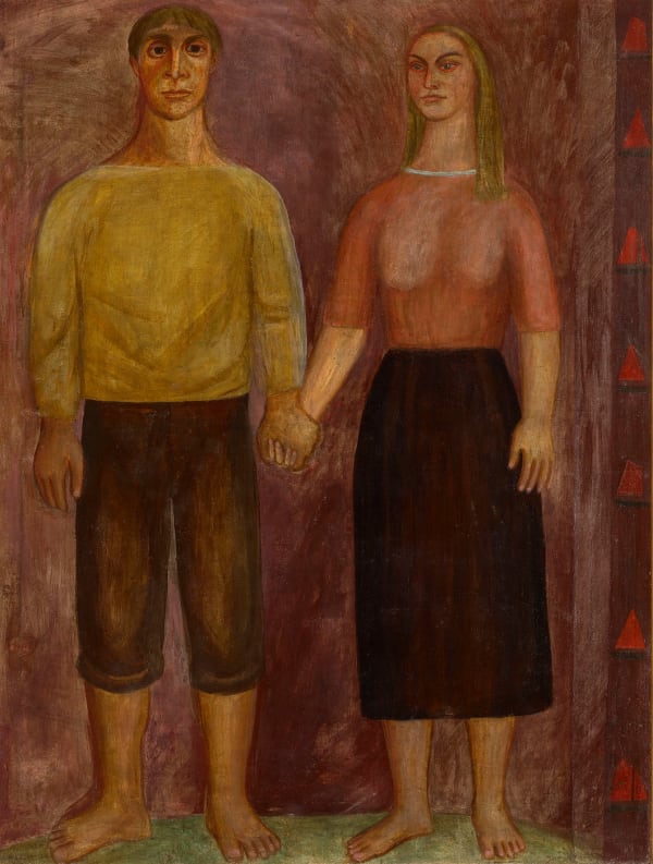 Judit Reigl, Couple de pêcheurs, 1948