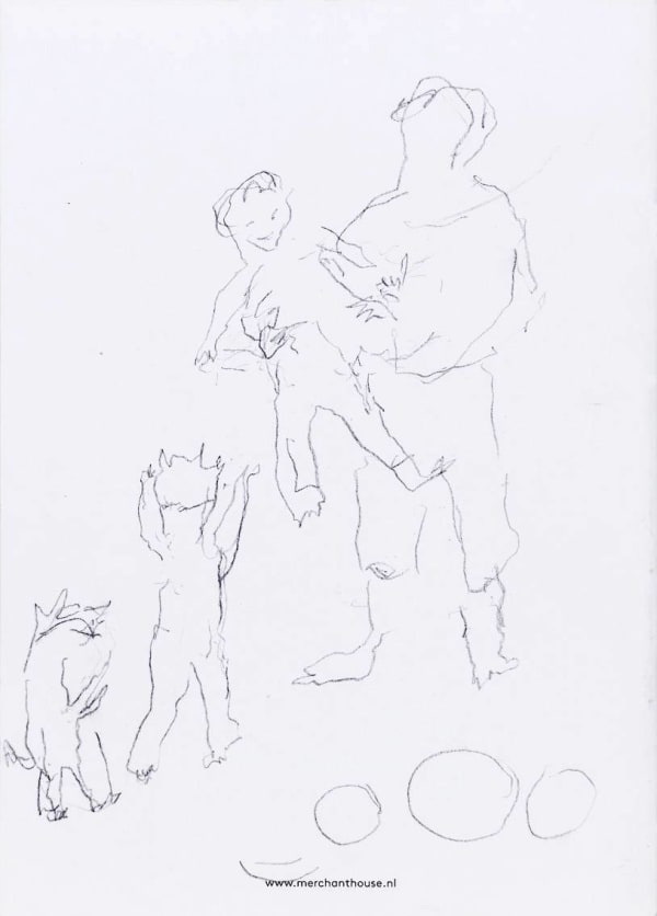 Judit Reigl, Father and Daughter, 2016-2018