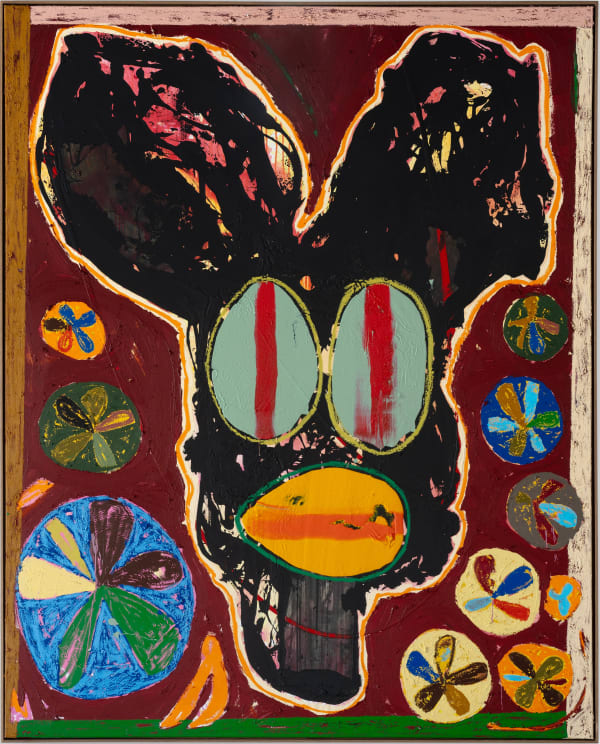Jack Kabangu, flyende boldene (flying balls), 2023