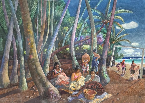 Millard Sheets, Quilt Makers, Hawaiʻi