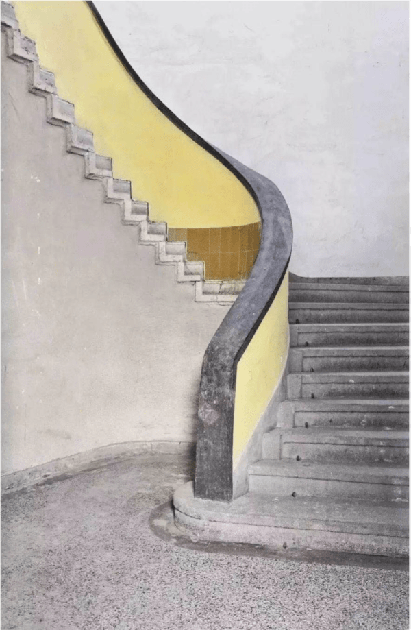 Candida Hofer, Yellow Staircase, 2019