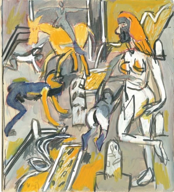 K G Subramanyan, Untitled, 1994