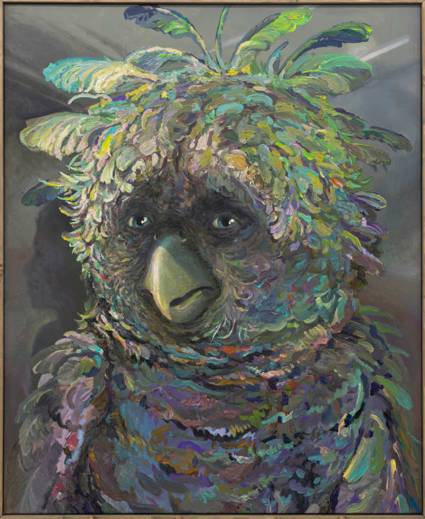 Michele Gabriele, Portrait of a Parrot. An Unbothered, Sad, and Cringe Parrot. Indifferent to its Context., 2025