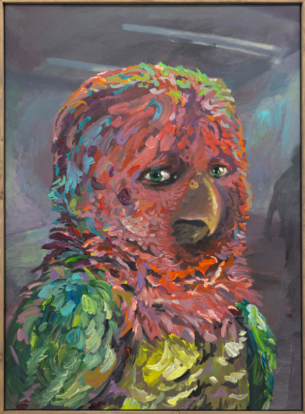 Michele Gabriele, Portrait of a Parrot. An Unbothered, Sad, and Cringe Parrot. Indifferent to its Context., 2025