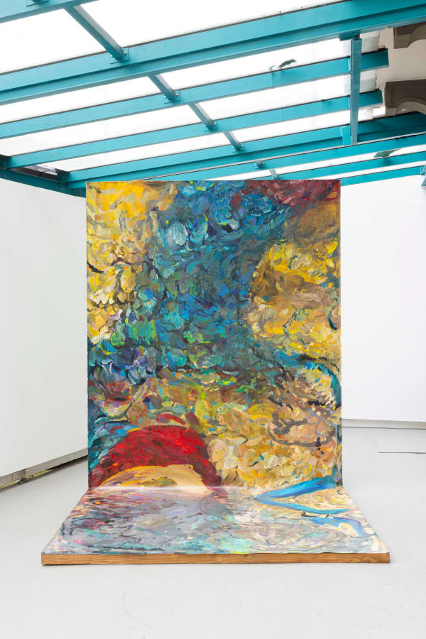 Michele Gabriele, Study for the Plumage of a Parrot. An Unbothered, Sad, and Cringe Parrot. Indifferent to its Context., 2025