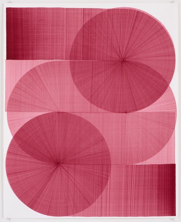 Thomas Trum, Two Pink Lines 18, 2025