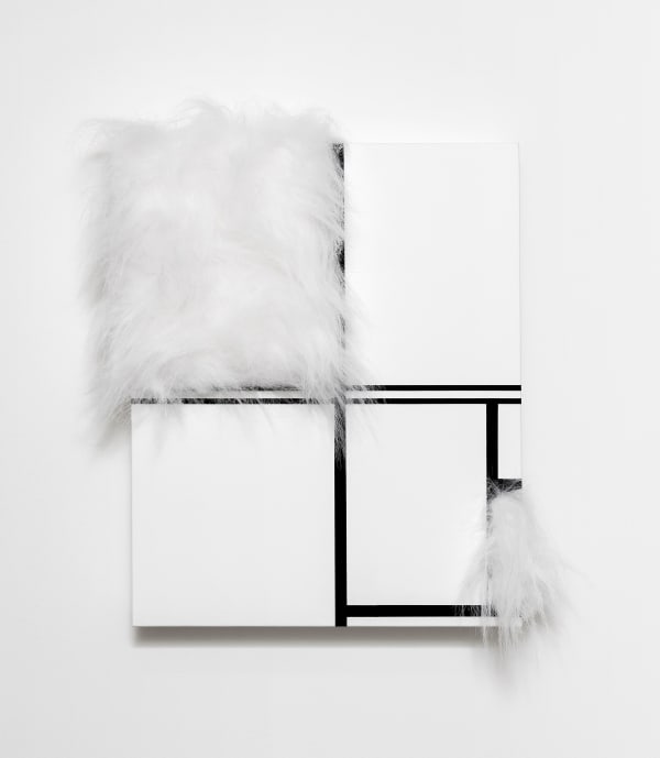 Sylvie Fleury, Composition with Blue and Red, 2021