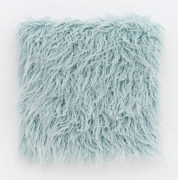 Sylvie Fleury, Cuddly Painting (Pale Blue), 2018