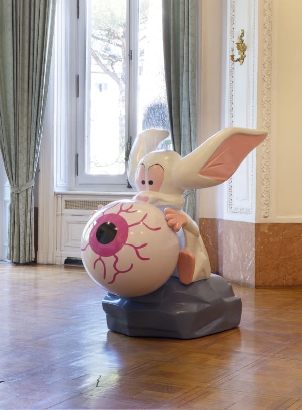 Sylvie Fleury, L'Oeil Du Vampire (violet), 2015