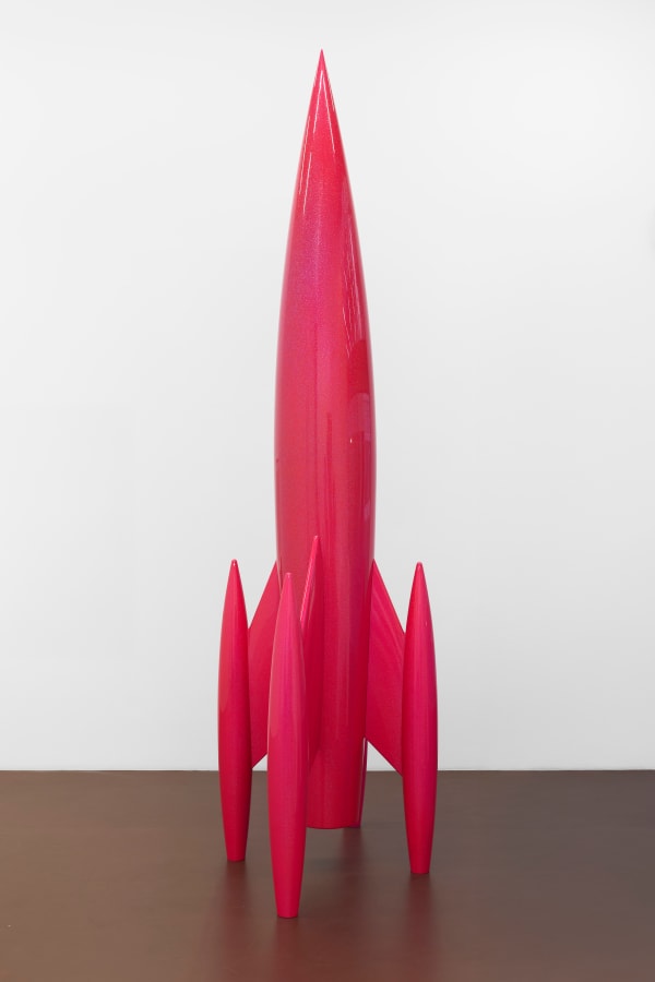 Sylvie Fleury, First Spaceship on Venus (Pink Explosion), 2023