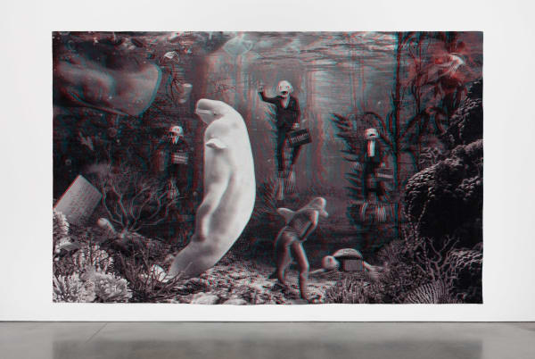 Goshka Macuga, Who Gave Us a Sponge to Erase the Horizon?, 2022