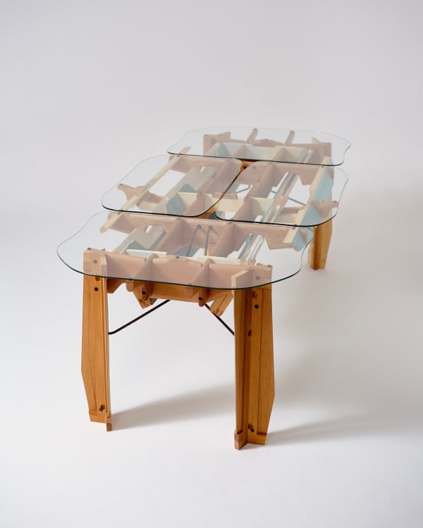 Rio Kobayashi, Ghost (On the Square) Table, 2025