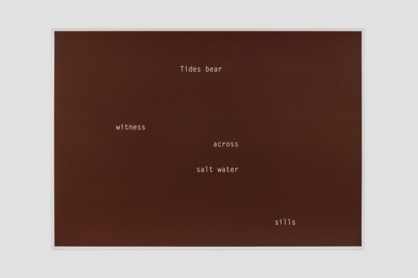 Helen Cammock, Tides, 2022