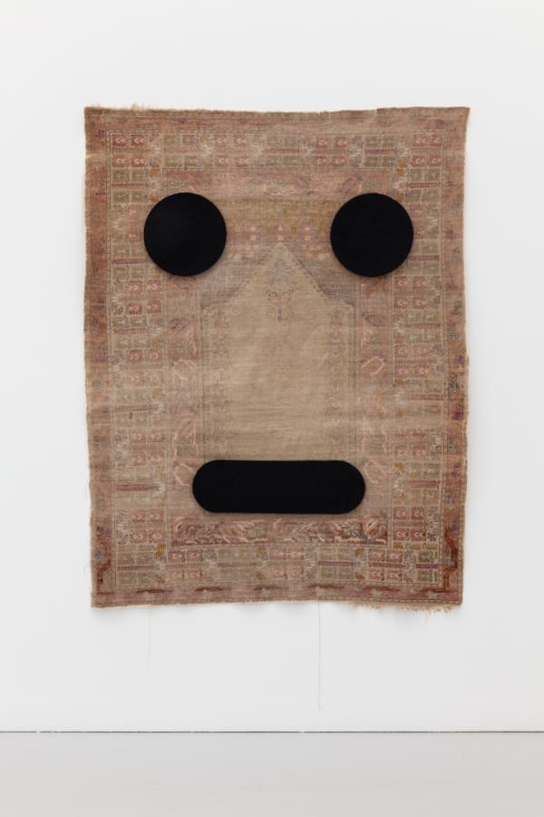 Peter Liversidge, Carpet Face #2, 2017