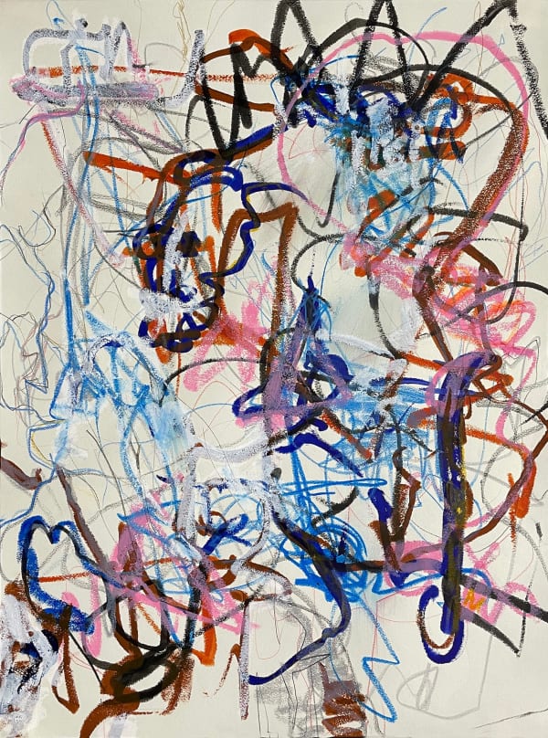 Unbound, 2023 Drawing media on paper 24 x 18 in.