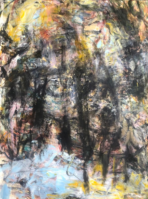 Boreal, 2021 acrylic and drawing media on paper 30 x 22 in.
