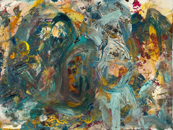 Event Horizon, 2021 acrylic and drawing media on paper