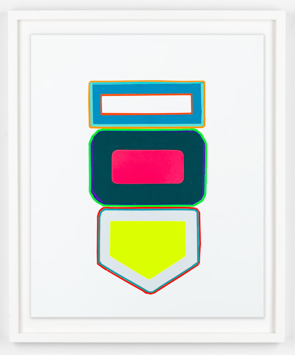 Beverly Fishman Untitled, 2020 Collage on paper 17 x 14 in (43.2 x 35.6 cm) Unframed, digital frame added