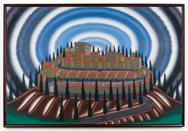 Roger Brown, A Visit To A Small Italian City, 1991