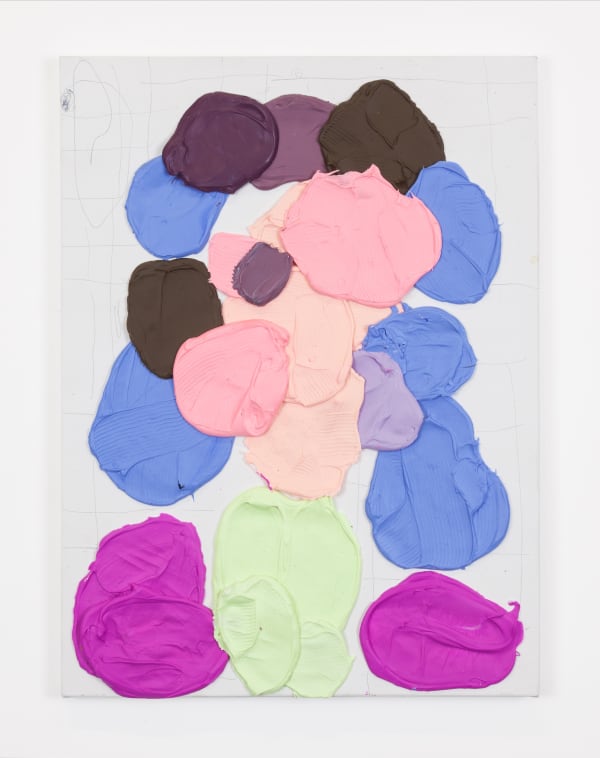 José Lerma b. 1971Untitled, 2013 Caulk on linen 24 x 18 x 3 in 61 x 45.7 x 7.6 cm