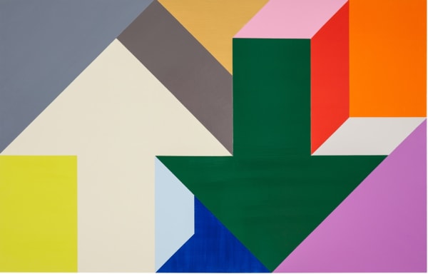 Tony Tasset, Arrow Painting 03, 2015