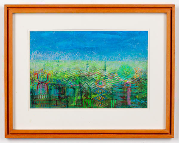 Gerald Williams In the Realm of Dreams, 2002 Acrylic on paper 17 x 21 1/2 x 1/2 in 43.2 x 54.6 x 1.3 cm Framed