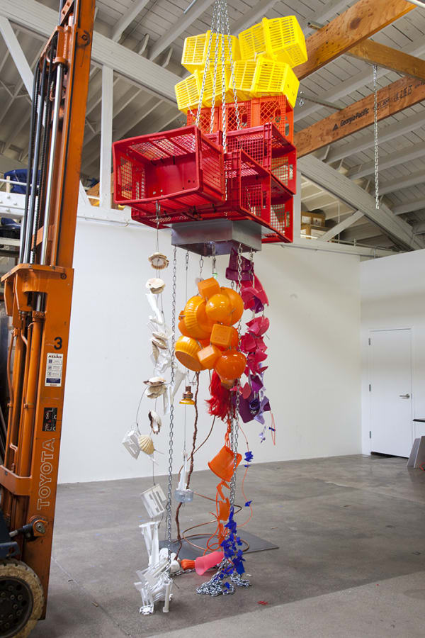 Jessica Stockholder, Strings Attached Too, 2014-2017