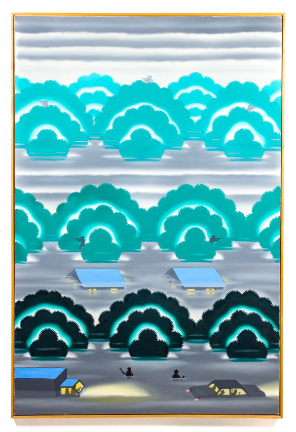 Roger Brown, Travelers in a Mist, 1976