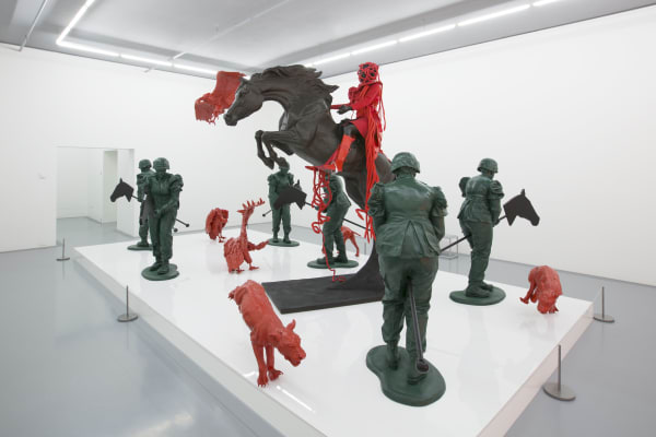 Mary Sibande, In the Midst of chaos, there is opportunity, 2017