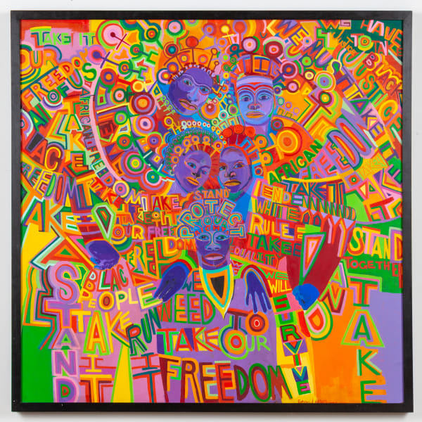 Gerald Williams b. 1941Take It, 1971 Acrylic on masonite 50 x 50 x 2 1/2 in 127 x 127 x 6.3 cm