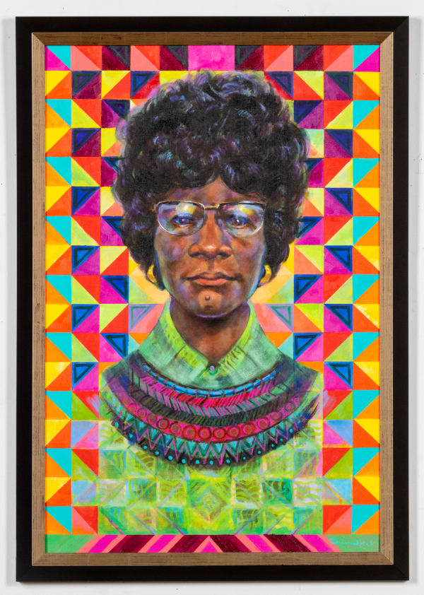 Sherman Beck, Portrait of Shirley Chisholm, 2022