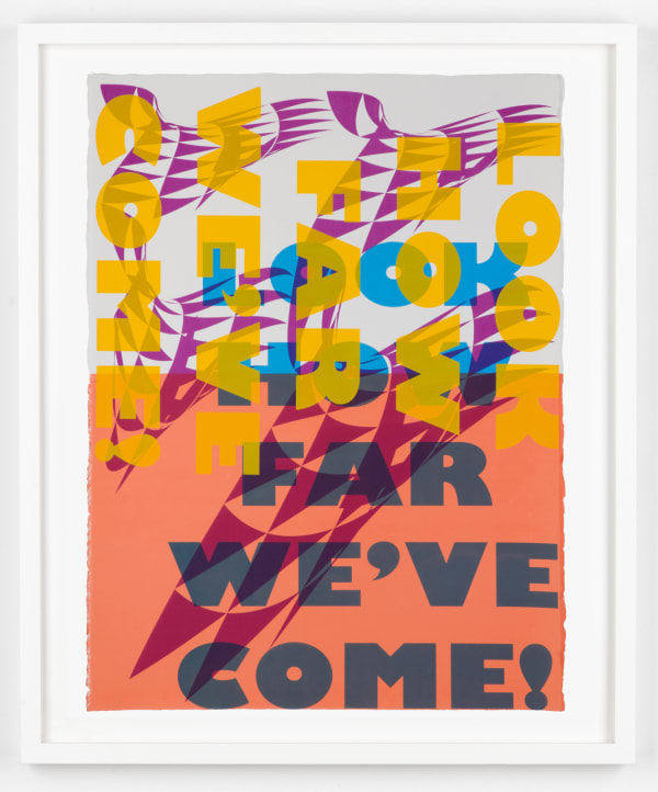 Jeffrey Gibson, LOOK HOW FAR WE’VE COME!, 2016