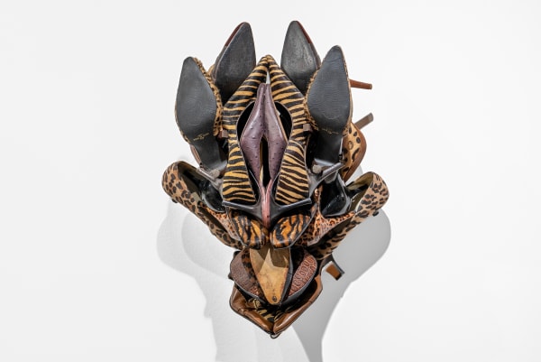 Willie Cole, Cat Caller, 2017