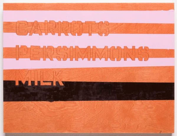 Patrick Chamberlain Shopping List, 2016 Oil on panel 9 x 12 in 22.9 x 30.5 cm