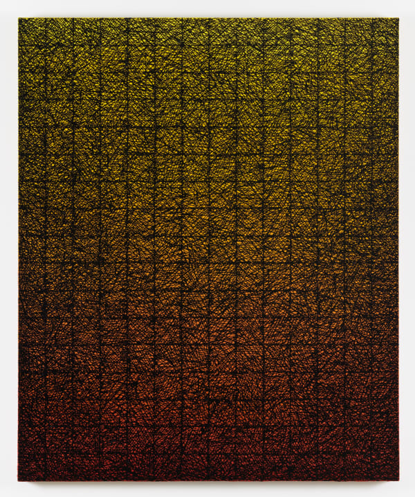 Brooklin Soumahoro Untitled (Energy Field Painting), 2021 Oil on linen 68 x 56 x 2 in 172.7 x 142.2 x 5.1 cm